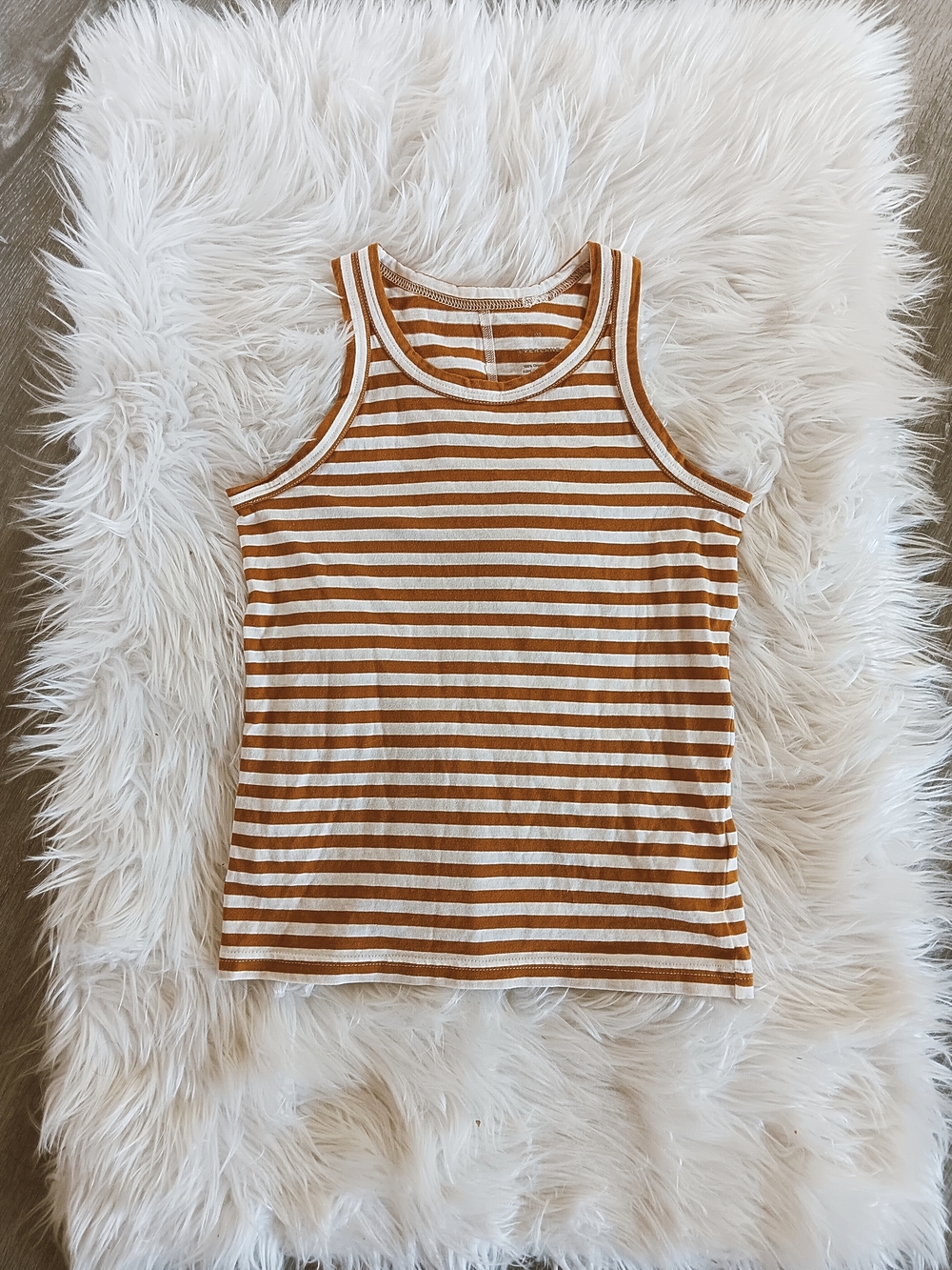 Everlane Striped Organic Cotton Tank Top